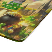 Rainbow Bridge Sable Collie op St. Patrick's Day Snijplank (Hoek)