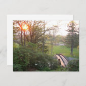 Rainbow Bridge Sunset at Grove City College (Voorkant / Achterkant)