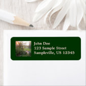 Rainbow Bridge Sunset at Grove City College Etiket (Insitu)