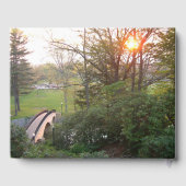 Rainbow Bridge Sunset at Grove City College Gastenboek (Achterkant)