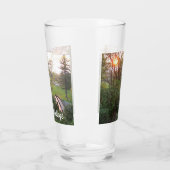 Rainbow Bridge Sunset at Grove City College Glas (Links)