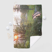 Rainbow Bridge Sunset at Grove City College Golfhanddoek (Insitu)