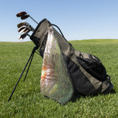 Rainbow Bridge Sunset at Grove City College Golfhanddoek (Groen)