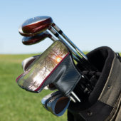 Rainbow Bridge Sunset at Grove City College Golfheadcover (Insitu)