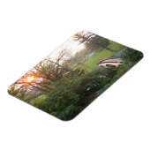 Rainbow Bridge Sunset at Grove City College Magneet (Linkerzijde)