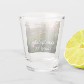 Rainbow Bridge Sunset at Grove City College Shot Glas (Achterkant)