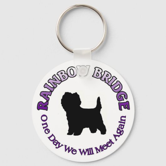 RAINBOW BRIDGE SYMPATHY SLEUTELHANGER CAIRN TERRIE (Voorkant)