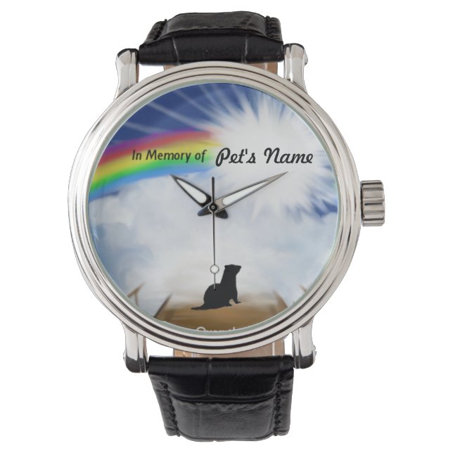 Rainbow Bridge voor fretten Horloge (Voorkant)