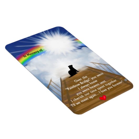 Rainbow Bridge voor fretten Magneet (Rechterzijde)