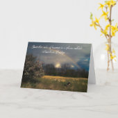 Rainbow Bridge voor huisdieren Sympathy Card Kaart (Gele Bloem)