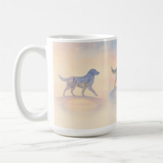 Rainbow Bridge Wildflower Pet Silhouette Koffiemok