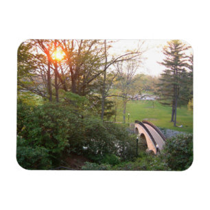 Rainbow Bridge Zonsondergang bij Grove City Colleg Magneet