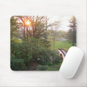 Rainbow Bridge Zonsondergang bij Grove City Colleg Muismat (Met muis)