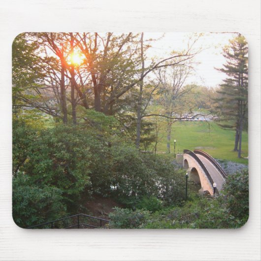 Rainbow Bridge Zonsondergang bij Grove City Colleg Muismat (Voorkant)