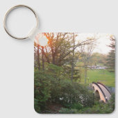 Rainbow Bridge Zonsondergang bij Grove City Colleg Sleutelhanger (Voorkant)