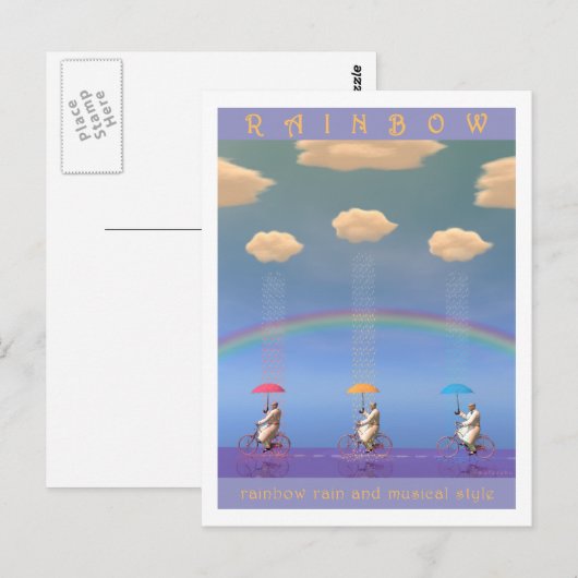 RAINBOW BRIEFKAART (Voorkant / Achterkant)