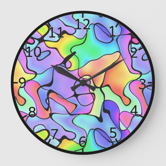 Rainbow Bright Art Grote Klok (Voorkant)