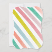 Rainbow Bright Balloons Birthday Party Grey Kaart (Achterkant)