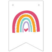 Rainbow Bright Birthday Party Vlaggetjes (Eerste vlag)