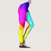Rainbow Bright Bold Artistic Leggings (Rechts)