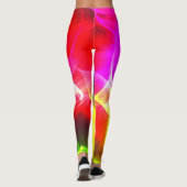 Rainbow Bright Bold Artistic Leggings (Achterkant)