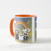Rainbow Bright Grim Reaper en vrienden Mok (Voorkant links)