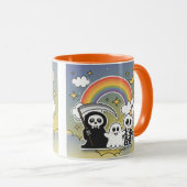 Rainbow Bright Grim Reaper en vrienden Mok (Voorkant rechts)