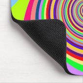 Rainbow bright psychedelic swirl muismat (Hoek)