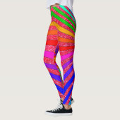 Rainbow Brights Pop Art Trendy Sparkly Fun Leggings (Links)