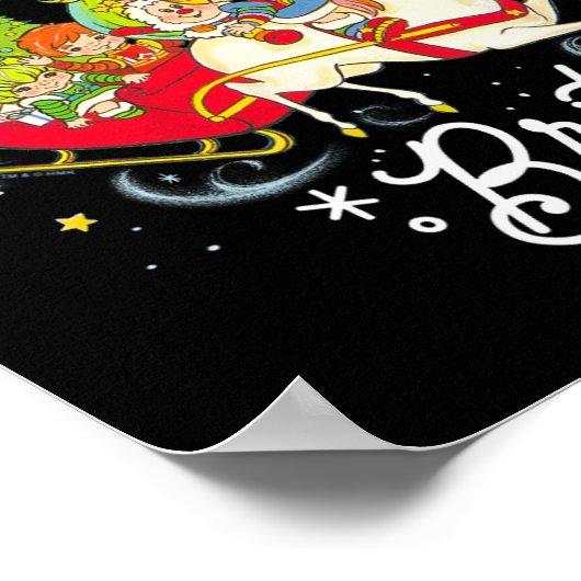 Rainbow Brite Christmas Merry en Brite Sleigh Rid Poster (Hoek)