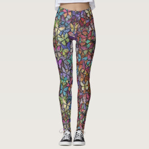 Rainbow Brite Fantasy Vlinderpatroon Leggings