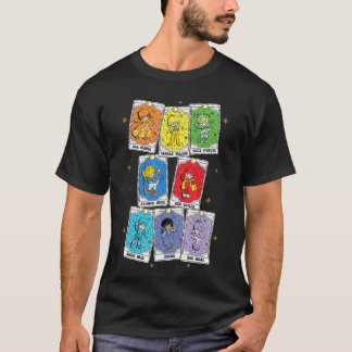 Rainbow Brite Kleurrijke Vrienden Retroarot Kaart  T-shirt