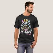 Rainbow Bruh We Back Happy First Day CTE Teacher F T-shirt (Voorkant volledig)