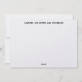 Rainbow bruiloft hart platte kaart (Achterkant)