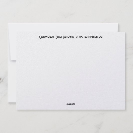 Rainbow bruiloft hart platte kaart (Achterkant)