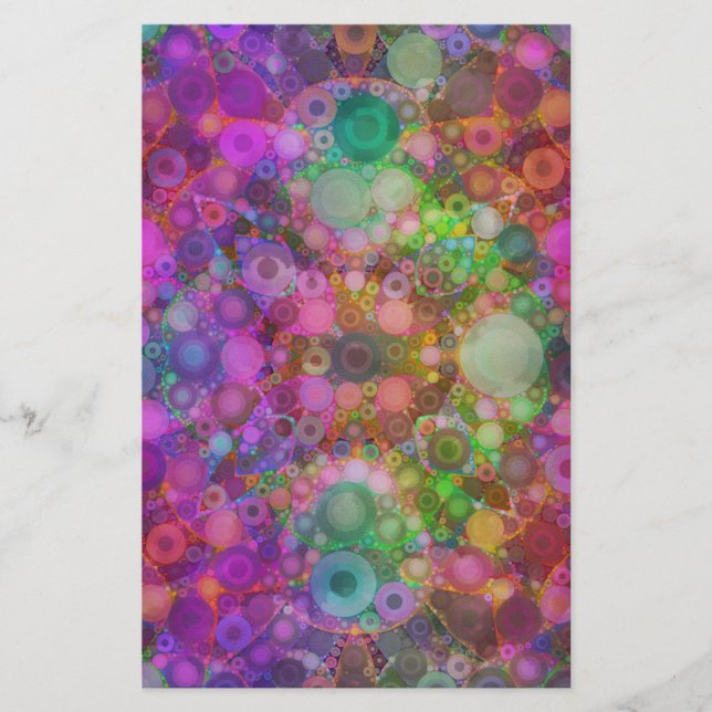 Rainbow Bubble Abstract (Voorkant)