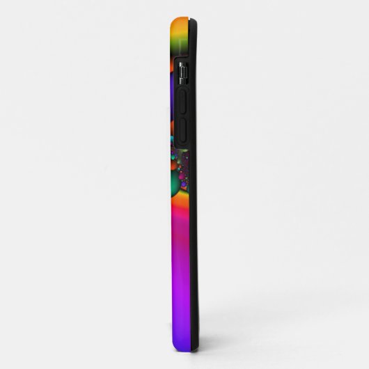 Rainbow Bubble art iphone case (Achterkant/links)