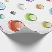 Rainbow Bubble Pattern Cadeaupapier (Hoek)