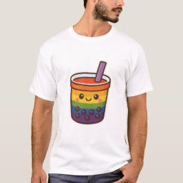Rainbow Bubble Tea LGBTQ+ Pride T-shirt