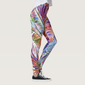 Rainbow Bubble Waves – Kleurrijk Abstract Patroon Leggings (Rechts)