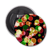 Rainbow Bubbles Fles Button Flesopener (Voorkant)