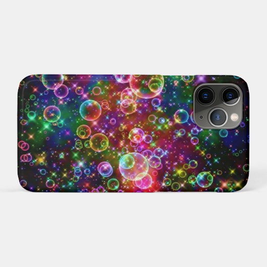 Rainbow Bubbles iPhone/iPad-draagtas Case-Mate iPhone Case (Achterkant (horizontaal))