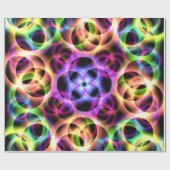 Rainbow Bubbles Twee Cadeaupapier (Vlak)