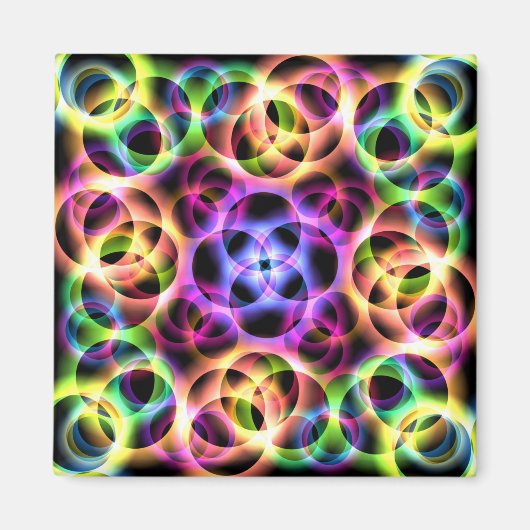 Rainbow Bubbles Twee Magneet (Voorkant)