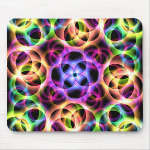 Rainbow Bubbles Twee Muismat