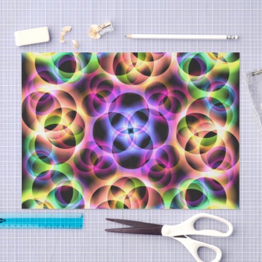 Rainbow Bubbles Twee Tissuepapier (Craft)