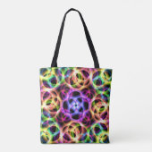 Rainbow Bubbles Twee Tote Bag (Achterkant)