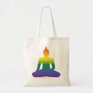 Rainbow Buddha Canvas tas