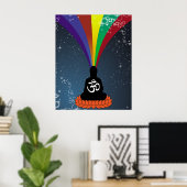 Rainbow Buddha Poster (Thuiskantoor)