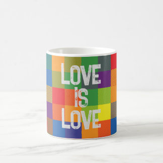 Rainbow Buffalo Check Pride Plaid Personaliseer Koffiemok
